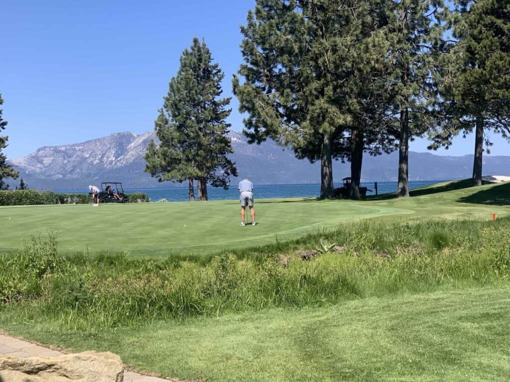 south lake tahoe golfing course at edgewood